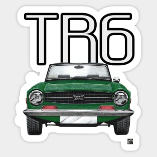 Geo3Doodles TR6 (Green) Doodle Sticker